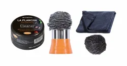 ENO 756.5301.00 Reinigungsset – Grillbürste/Grillreiniger – schwarz