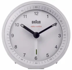 Braun BC07 DCF white - Wecker, Funk Wecker – Wecker analog – weiss