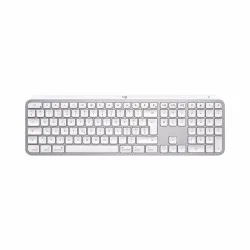 Logitech MX Keys S for Mac - PALE GREY - CH Kabellose Tastatur 920-011628 – Tastatur/Keyboard – space grau