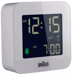 Braun Bc08W-Dcf Reisewecker funkgesteuert weiss