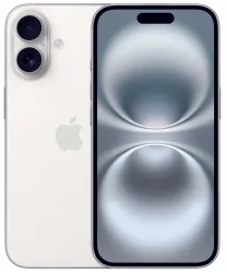 Apple iPhone 16 - 128 GB, White, 6.1'', 48 MP, 5G