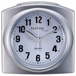 Technoline Modell/Geneva L Silver Wecker – Wecker analog – silber