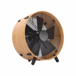 Stadler Form Otto Ventilator – Tischventilator/USB Ventilator – braun