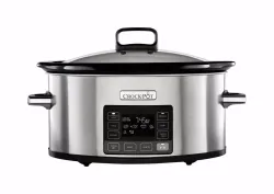 Crock-Pot Time Select 5.6 L Slow Cooker Schongarer 5.6 L – Dampfgarer – edelstahl