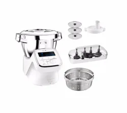 Moulinex HF9081CH i-Companion Küchenmaschine – Multifunktions-Küchenmaschine – weiss
