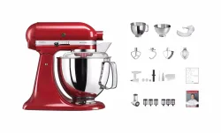 KitchenAid KSM 200 David Geisser Set rot Küchenmaschinen Set