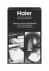Haier HDDW1012B Kalklöser & Entfetter – Geräte Reinigungsmittel/Entkalker – schwarz