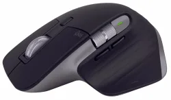 Logitech - MX Master 3S for Mac Maus rechts Bluetooth Laser 8000 DPI, Schwarz