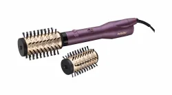 Babyliss Big Hair Dual AS950CHE Rotierende Warmluftbürste – Warmluftbürste/Föhnbürste – violett
