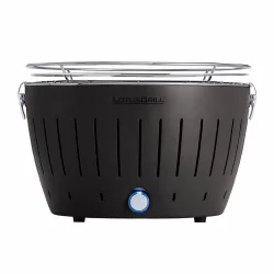 LotusGrill Original Anthrazit Holzkohlegrill – Holzkohlegrill/Kohlegrill – anthrazitgrau