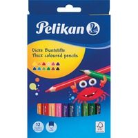 PELIKAN Buntstifte 4mm 724039 12 Stifte sortiert
