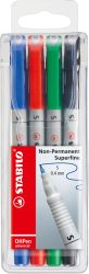 STABILO OHP Pen non-perm. 0,4mm 851/4 4er Etui
