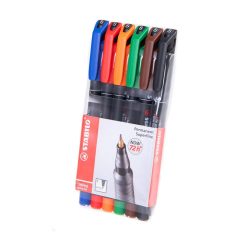 STABILO OHP Pen permanent 0,4mm 841/6 6er Etui