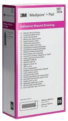 3M Medipore + Pad 10x20cm, Wundkissen 5x15cm (25 Stk)