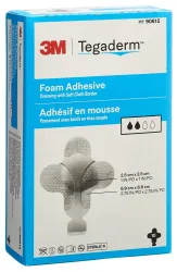 3M Tegaderm Foam HP Schaumkompresse Mini Kreuz adhesive (10 Stk)