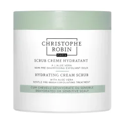 Christophe Robin - Scrub Crème Hydratant à l'aloe vera Haarcreme, 250 ml, Weiss
