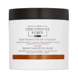 Christophe Robin - Farbnuancierende Pflege für strahlendes Kastanienbraun Haarmaske, 250 ml, Weiss