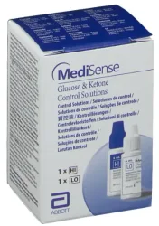 Abbott Medisense Glucose & Ketone Kontrolllösung 2 x 4 ml