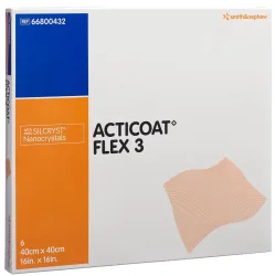 Acticoat Flex 3 Wundverband 40x40cm 6 Stk