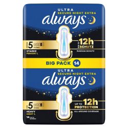 Always - Ultra Damenbinden Secure Night Extra (Grösse 5), 14 Stück