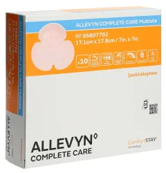 Allevyn Complete Care Multisite Silikon Schaumverband 17.1x17.8cm 10 Stk