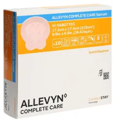 Allevyn Complete Care Sacrum Silikon Schaumverband 17.2x17.4cm 10 Stk