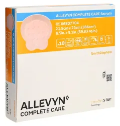 Allevyn Complete Care Sacrum Silikon Schaumverband 21.5x23cm 10 Stk