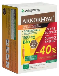 ARKOROYAL Gel&eacute;e Royale 1500 mg Bio Duo 2 x 20 Stk