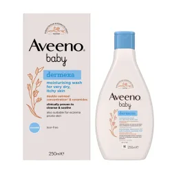 Aveeno Baby Dermexa Emollient, feuchtigkeitsspendendes Badegel (250ml)
