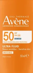 Avene - Eau Thermale Avène Ultra Fluid Invisible SPF50+, 50 ml