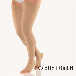 Bort 100 AG Kkl2 7 offene Spitze normal natur Noppenhaftband 1 Paar