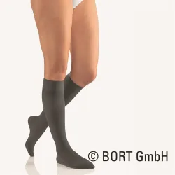 Bort Vital AD Kkl2 5 geschlossene Spitze kurz anthrazit Trikotrand 1 Paar