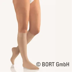 Bort Vital AD Kkl2 7 geschlossene Spitze normal karamell Trikotrand 1 Paar