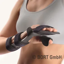Bort Volare Lagerungsschiene M -19cm links schwarz
