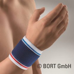 bort ActiveColor Handgelenkbandage M -19cm blau (1 Stück)