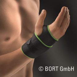 bort ActiveColor Sport Handgelenkbandage rechts schwarz (1 Stück)