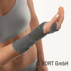 Bort Arm- und Handgelenkschiene XS links grau