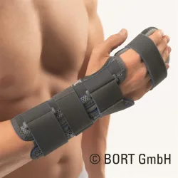Bort Fingergelenkstütze XS-15cm links grau