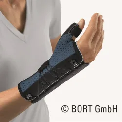 Bort Generation Daumen-Handorthese XL links blau
