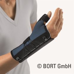 bort Generation Daumen-Handbandage M links blau (1 Stück)