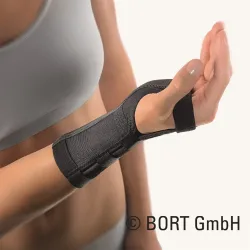 Bort Handgelenkstütze Schiene XS links schwarz
