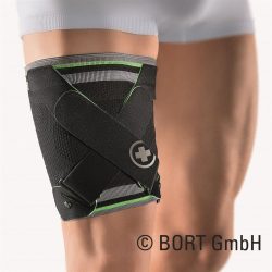 bort MYOACTIVE SPORT Oberschenkelstütze S schwarz (1 Stück)