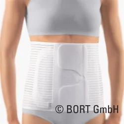 Bort Narbenbruch Bandage L 26cm weiss