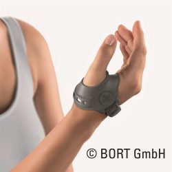 bort Rhizoflex Daumen-Ringorthese Gr0 links grau (1 Stück)