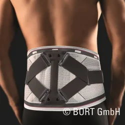 Bort select Stabilo Rückenbandage Gr3 mit Pelotte silber