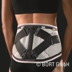 Bort select Stabilo Rückenbandage Lady Gr1 mit Pelotte silber