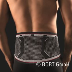 bort Select Rückenbandage Grösse 3 mit Pelot Schwarz (1 Stück)