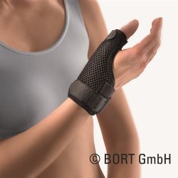bort Daumenschiene lang S schwarz (1 Stück)