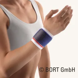 Bort Stabilo Handgelenkbandage 8cm Gr1 -17cm blau