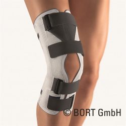 bort Stabilo Kniebandage offene Form Gr1 S silber (1 Stück)